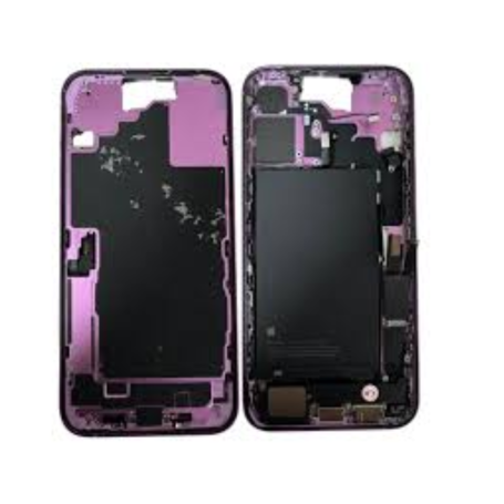 iPhone 16 Rear Chassis with Battery Purple Original Disassembled Grade AB - No Rear Glass