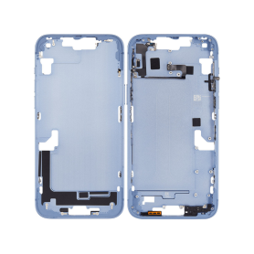 Châssis Vide iPhone 14 Plus Bleu Origine Grade AB - Qualité Supérieure pour Réparation