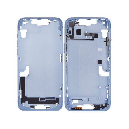 Châssis Vide iPhone 14 Plus Bleu Origine Grade AB - Qualité Supérieure pour Réparation