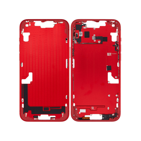 Châssis Vide iPhone 14 Plus Rouge Origine Démonté Grade AB - Pièces de Qualité pour Réparation
