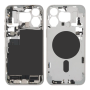 iPhone 15 Pro Titanium White Grade AB Chassis No Back Glass with Battery Original Disassembled