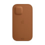 Leather Apple Sleeve with MagSafe for iPhone 12/12 Pro Bronze | Premium Protection and Style