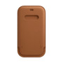 Leather Apple Sleeve with MagSafe for iPhone 12/12 Pro Bronze | Premium Protection and Style