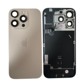 iPhone 16 Pro Max Titanium Sand Back Cover Glass Original Disassembled Grade AB - Premium Protection