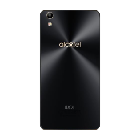 Alcatel Idol 4 Black Gold Rear Glass Original Disassembled Grade A Replacement