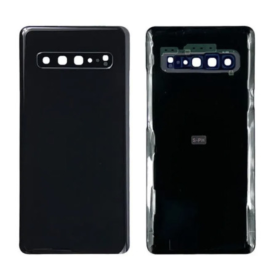 Vitre Arrière Samsung Galaxy S10 Plus Noir Original Démonte Grade AB - Remplacement de Qualité