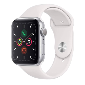 Achetez Montre Connectée Apple Watch Series 5 GPS + Cellular 44mm Argent Acier Inoxydable - Grade AB - Meilleur Prix En Ligne