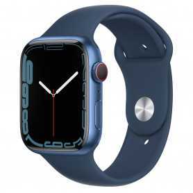 Achetez Apple Watch Series 7 Cellulaire 45mm Bleu Aluminium Grade B - Montre Connectée Reconditionnée TVA Sur Marge