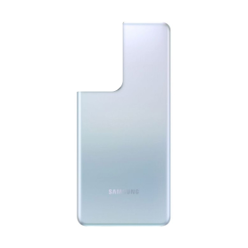 Samsung Galaxy S21 Ultra 5G Phantom Silver Rear Glass Grade B - Original Replacement Part