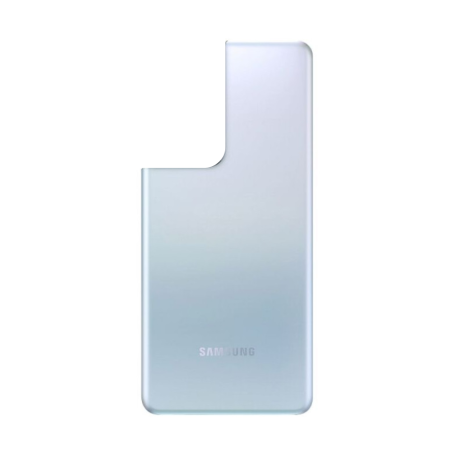 Samsung Galaxy S21 Ultra 5G Phantom Silver Rear Glass Grade B - Original Replacement Part