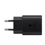 Adaptateur Secteur Type C 25W Samsung Noir - Charge Rapide et Efficacité Maximale