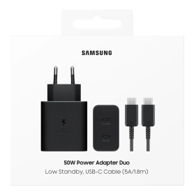 Kit Chargeur USB-C 50W Samsung T5020XBE Noir | EasyMobile