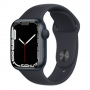 Montre, Bracelet Intelligents - Montre Connectée Apple Watch Series 7 GPS 41mm Minuit Aluminium avec Bracelet - Grade B (TVA Sur