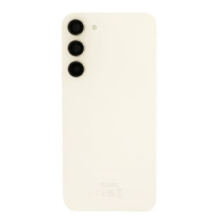 Achat Vitre Arrière Samsung Galaxy S23 Plus Crème Originale - Qualité A+ pour Modèle S916B