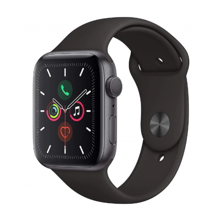 Montre Connectée Apple Watch Series 5 Cellulaire 44mm Noir - Acier Inoxydable Grade A Avec Boîte et Chargeur