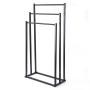 Porte-Serviettes sur Pied 3 Niveaux en Métal - Design Moderne et Fonctionnel - 86x76x66x44x21 cm