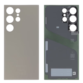 Vitre Arrière Samsung Galaxy S24 Ultra 5G Titane Gris Originale - Grade A | Remplacement Rapide et Fiable