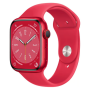 Apple Watch Series 8 GPS 45mm Red Aluminum Smartwatch - Grade A with Box & Charger