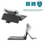 Clavier Bluetooth Universel pour Tablette 9-11" AZERTY - Mobilis Noir - Optimisez Votre Productivité