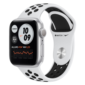 Apple Watch Series 6 Nike 44mm GPS Silver Grade A - Premium Band Included