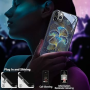 Protective Light-Up Ginkgo Leaf iPhone Case with Built-in Power Supply and Connection Cable