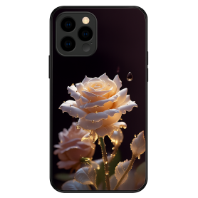 Coque de Protection Lumineuse Rose avec Câble pour iPhone - Sécurité et Style Innovant