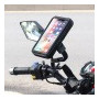 Universal Bike Motorcycle Phone Holder - Powerstar ATT-28 Black - Secure and Versatile Mount for Bicycles and Motorbikes