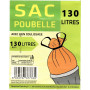 Bulk Pack Garbage Bags with Drawstrings 130L 120 Pcs - SP130 Durable and Convenient Disposal Solution