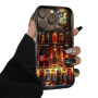 Coque de Protection iPhone en PC - Design Bière au Réfrigérateur | Housse Originale et Résistante