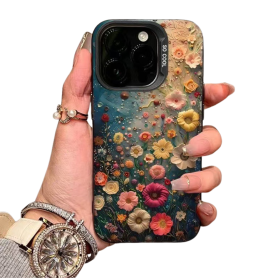 PC Protective Case for iPhone - Underwater Sea of Flowers Design | Durable & Stylish Defender
