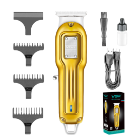 Tondeuse à Cheveux Électrique VGR V-919 Or - Précision et Style Professionnel