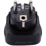 UK to EU Plug Adapter 3250W 13A 250V Black – Safe Travel Power Solution