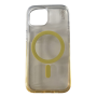 iPhone 15 Clear Protective Case with MagSafe Yellow | Next Mobile