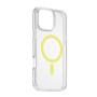 iPhone 15 Clear Protective Case with MagSafe Yellow | Next Mobile