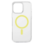 iPhone 15 Clear Protective Case with MagSafe Yellow | Next Mobile