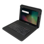 Techmade 9.7" Tablet Protective Case with Keyboard and Stand Black | Micro-USB Connection