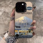 Coque de Protection Le Mont Fuji pour iPhone - Design Élégant et Résistant - Couleur Noire