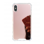 Coque en Silicone Protection avec Miroir - iPhone