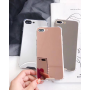 Coque en Silicone Protection avec Miroir - iPhone