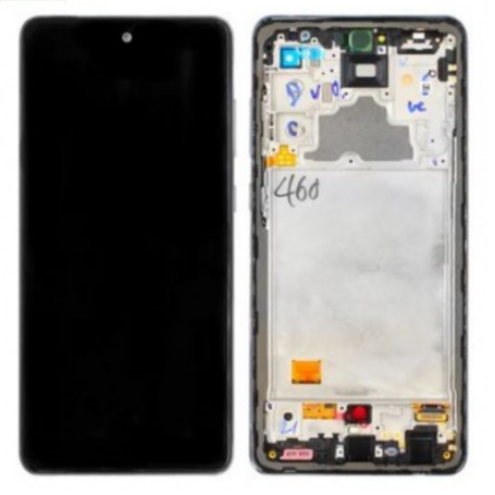 Ecran Samsung Galaxy A72 4G/5G Noir + Châssis (Incell) GH82-30474A Replacement Screen
