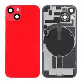 iPhone 14 Red Back Glass with MagSafe - No Logo Replacement Part