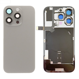 Vitre Arrière iPhone 16 Pro Titane Naturel Avec MagSafe | EasyMobile