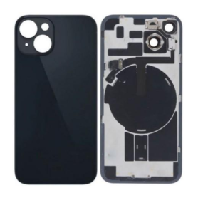 Back Cover - iPhone 14 Plus Back Glass Black With MagSafe (Large Hole) No Logo, wholesale price