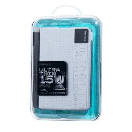 Power Bank, Charger - PD20W 10000mAh MP-6 REMAX Fast Charging Magnetic Power Bank - Silver, wholesale price