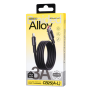 Accessoire, Connecteur - Câble USB-A pour iPhone - Lightning 3A Velocity en Alliage d'Aluminium Tressé REMAX CB25(A-L) - 15W - 1