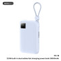 Power Bank, Portable Charger - REMAX FC-15 22.5W Fast Charging Power Bank with Dual Cable 20000mAh - Blue, wholesale price