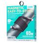 Charging Cable, USB Cord - 65W Braided C-C Lightning cable with magnetic storage REMAX CB07(C-C) - 1.2M - Black, wholesale price