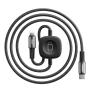 Accessoire de charge, Connecteur - Câble C-L - Lightning pour chargement sans fil iWatch 30W Velocity en Alliage d'Aluminium Tre