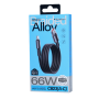 USB-C Cable, Fast Charger - copy of REMAX Velocity CB23 (C-C) 66W USB-A to Type-C Braided Aluminum Alloy Cable with Fast Chargin
