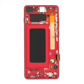 Back Cover, Rear Frame - Samsung Galaxy S10 Plus (G975F) Red Frame, wholesale price
